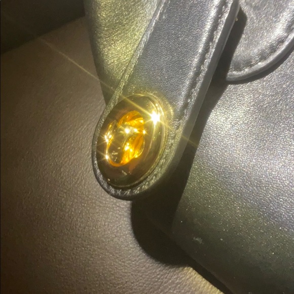 Authentic chocolate Damier Coach handbag - Picture 3 of 8